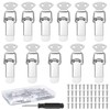 11 Pcs Spring Loaded Toggle Latches, Stainless Steel Toggle Latches