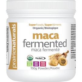 Prairie Naturals Organic Fermented Maca Powder (Double Strength), 150g, Unflavoured