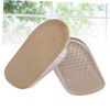 Baluue 2pcs Heightening Half Insole Invisibility Cushion Pad Comfortable Forefoot