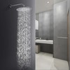 Rain Shower Head, Katezon High Flow Rainfall Showerhead Stainless Steel,