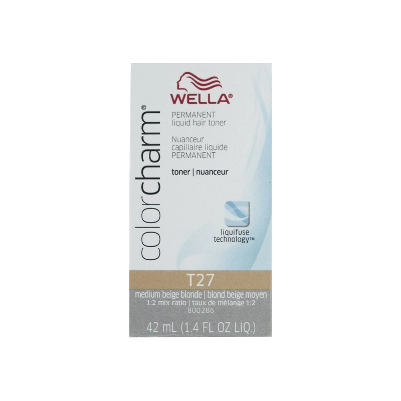 WELLA Color Charm T27 Medium Beige Blond Toner 2 pcs