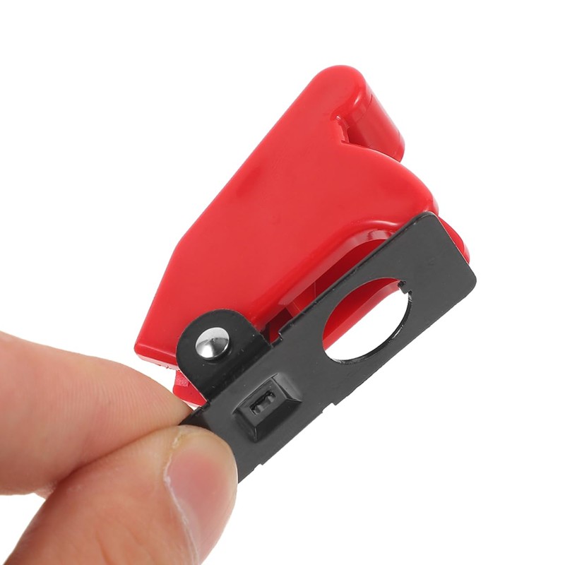 SOLUSTRE Plastic Toggle Switch Cover, 6pcs Dustproof Safety Waterproof Safety