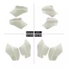 YHMTIVTU Saddle Smoke Heat Shield Air Deflectors For Harley Softail