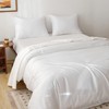 HeimenAogo Egyptian Cotton Duvet Cover Full Size Sateen Weave, Silky