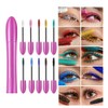 [Popular Product] Color Mascara, 4D Curl Mascara, Cosplay Eyelashes, Enhances