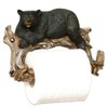 BLACK FOREST DECOR Relaxing Bear Toilet Paper Rustic Holder - Rustic Bath Accessories