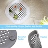 4 Pack Drain Hair Catcher Durable Silicone Hair Stopper Shower