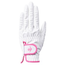 COX SPORTIF GOLF QQCXJD02AT Golf Gloves, Right-Handed, One Handed, All Weather, Synthetic Leather, Grip, WH00 (white), L