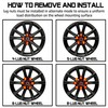 14x1.5 Spike Wheel Lug Nuts, 32pcs M14x1.5 Closed End Spiked