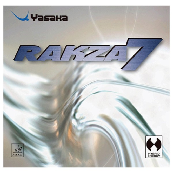 Yasaka Rakza 7 Table Tennis Rubbers (Black, 2.0)