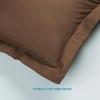 FLXXIE Microfiber European Pillow Shams Set of 2, Fade, Wrinkle