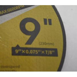MIDO Professional Abrasive 10 Pack Cut off Wheels 9" Cutting Wheel 9" x 7/8"