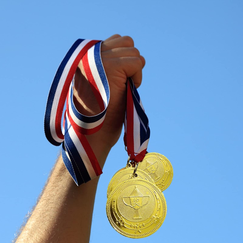 Eterspr Pack of 9 Gold Silver Bronze Medals Metal Medals