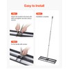 VEVOR Updated Lawn Leveling Rake with Roller, 36" x 10"