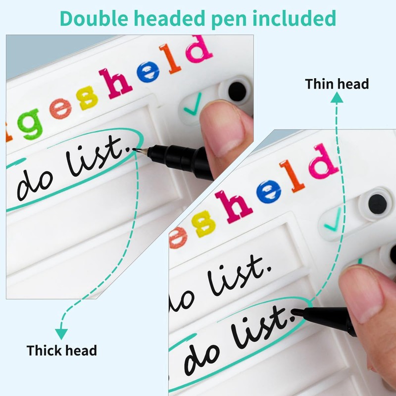 Checklist Board, Stick-On Task List, Stick-On Task List, Reusable Memo