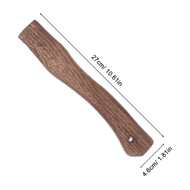 OSALADI American Axe Handle Replacement 27cm Carbonized Q. Wood Tiger