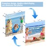HELPLEX 5 Pack 5x5 Acrylic Picture Frames, 20mm Thicker Frameless