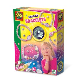 SES Creative 14761 - Glow in The Dark Galaxy Bracelets