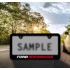 Ford Performance UV Black Plastic License Plate Frame