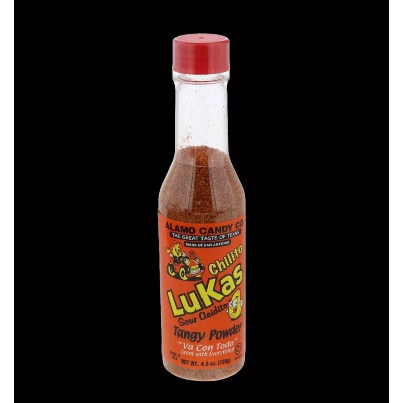 Alamo Candy Chilito Lukas Tangy Powder 4.5oz Bottle Great With