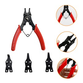 Gadpiparty 1Set Pliers Set Interchangeable Jaw Tool for Automotive Plumbing and Mowers Durable High Retaining Clip Pliers in Versatile Internal External