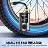 Portable Bike Pump, Mini Electric Bike Pump 120PSI with Digital