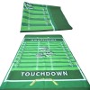 KHAMPA Football Party Decorations Disposable Tablecloth, Green Touchdown Field Design