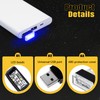 Wuyaoyao 4PCS USB LED Car Interior Atmosphere Lamp, Plug-in USB