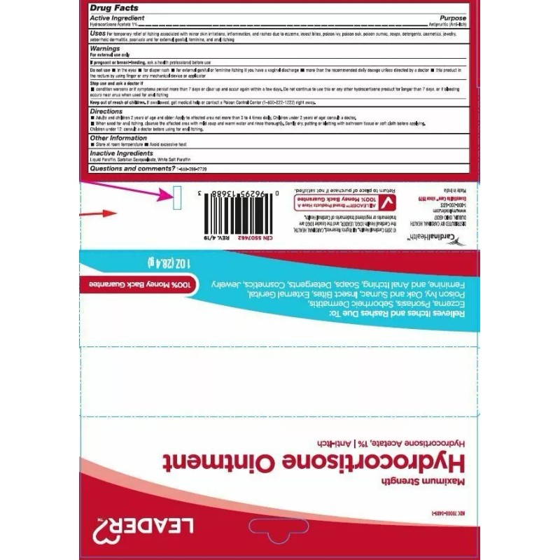 Leader Hydrocortisone Anti-Itch & Rashes Ointment with Maximum Strength 1
