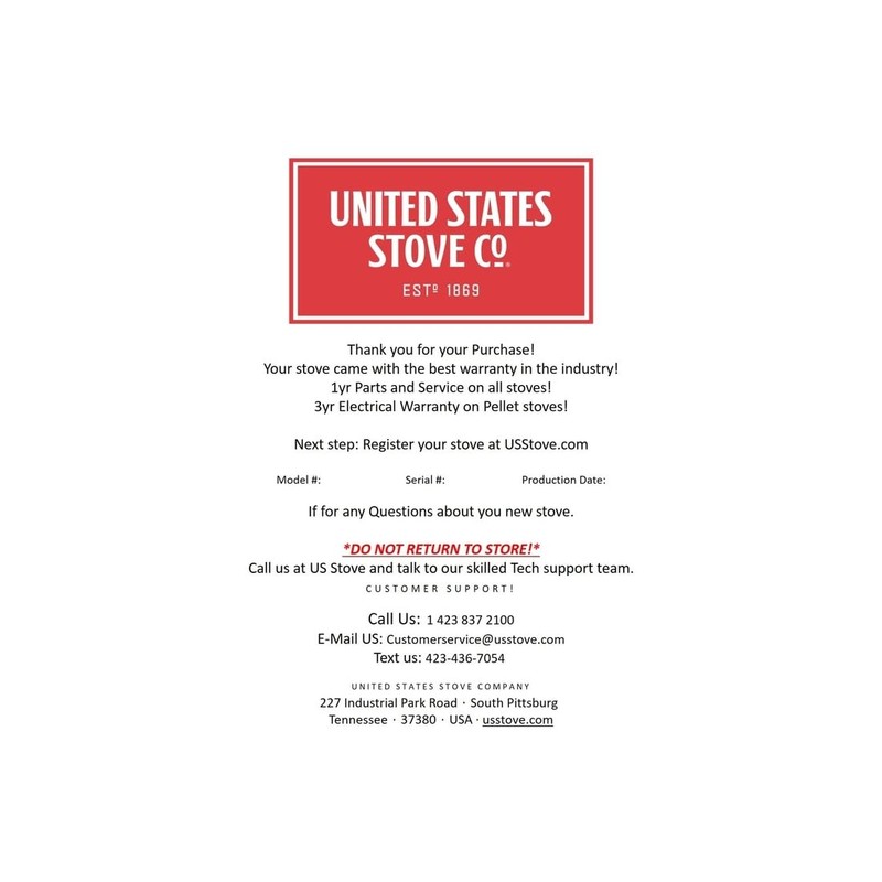 US Stove BSK1000 Barrel Camp Stove Kit, Medium, Black