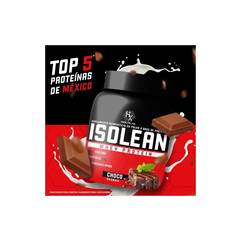 Holix Lab Isolean Whey Protein Polvo 2 Kg Bote, 26gr