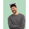 Grey Wolf Ears Headband Grey Cat Ears Headband Gray Fox