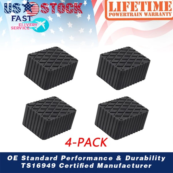 CarBole Solid Rubber Auto Lift Block Spacer Pad For Automobile
