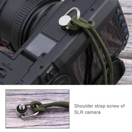 ECSiNG 3Pcs 1/4 D-Ring Screws Replacement Hinged Holder Camera Fixing Screw Stainless Steel Shoulder Strap Eyebolt Hand Screws Connection Adapter