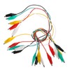 GANAZONO 20Pcs Alligator Clip Test Leads Flexible Cable with Plated
