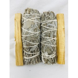 Paquete variado de salvia blanca y palo santo