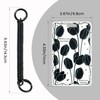 SHININGEYES ID Card Badge Holder Key Chain Plastic Spring Rope