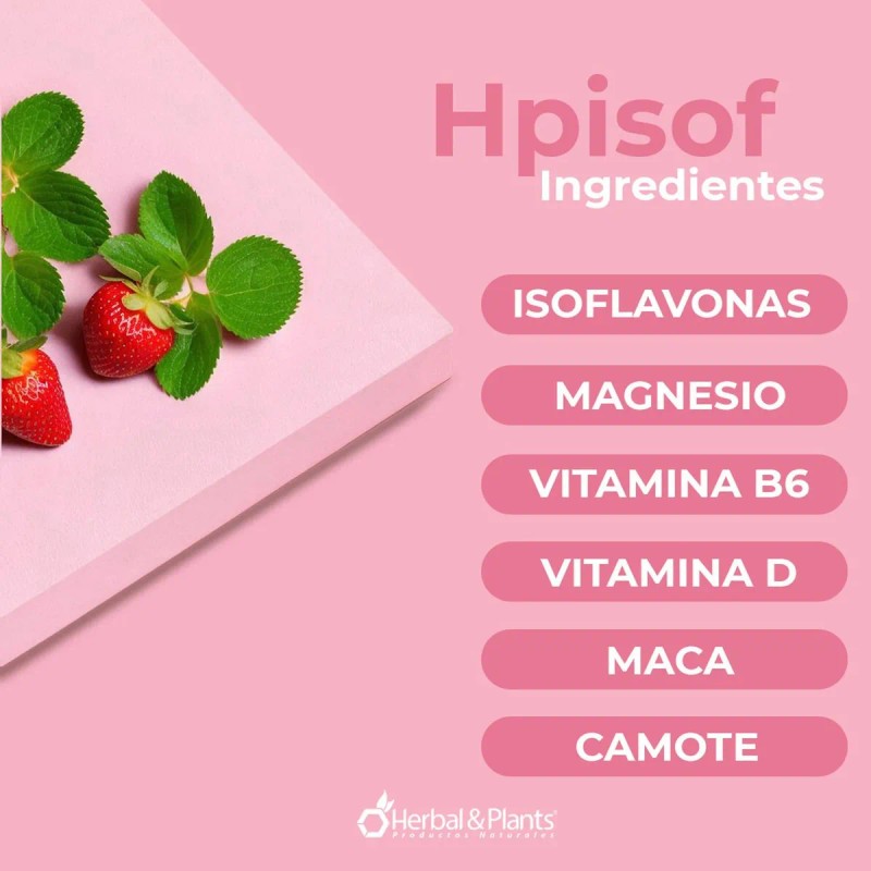 Hpisof Isoflavonas Shiitake Fresa 360 G Herbal & Plants