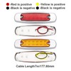 30 Pcs Ledvillage 12V DC 6.4 Inch 10 Amber 10