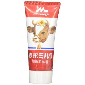Morinaga Milk Industry Tube Lotus Milk, 4.2 oz (120 g) x 4 Packs