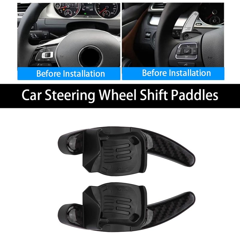 Steering Wheel Shift Paddle, 2pcs Car Blade Shifter Extension Shift