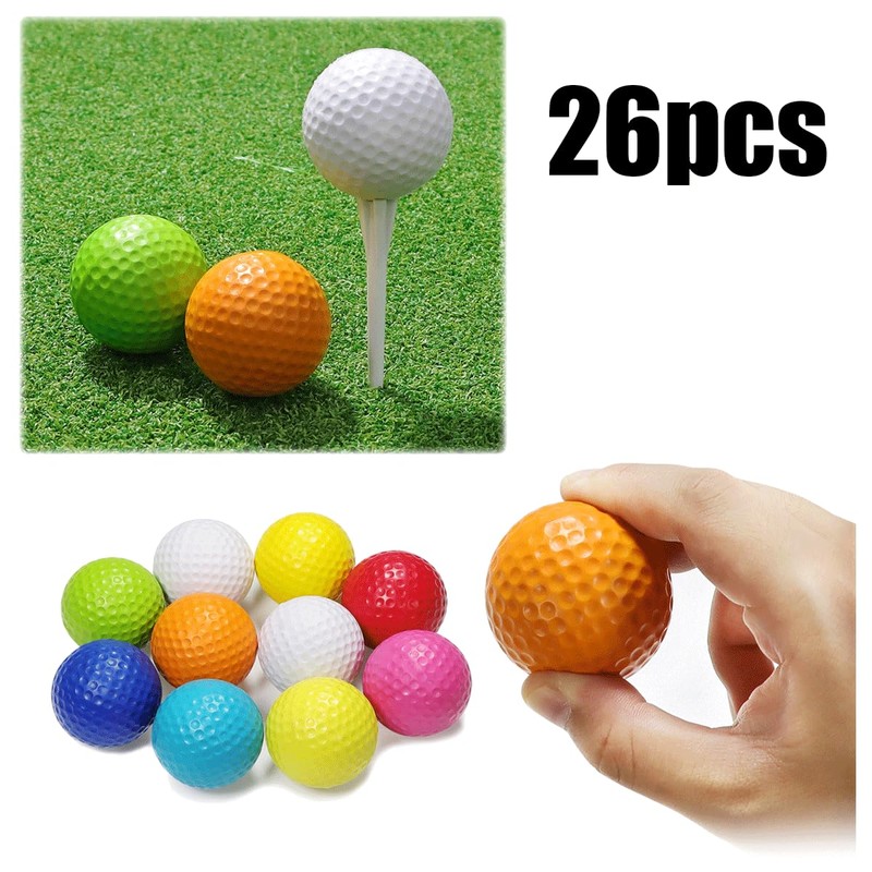 tintoke Pack of 26 golf balls, training balls, golf practice