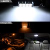 cciyu 31mm Festoon LED Bulbs DE3175 DE3022 DE3021 12-3528-SMD LED