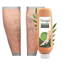 Sin Dolor Gel para Piernas Cansadas y Varices - Varigel 225 gr - Mala circulación y Arañitas - Con Castaño de Indias y Hammamelis