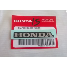 Honda 'Mark 60mm Sticker Decal SILVER/BLACK 100% GENUINE