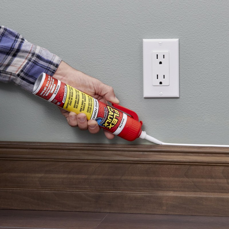 Flex Caulk, Calafateo Híbrido de Alto Rendimiento, Impermeable y resistente
