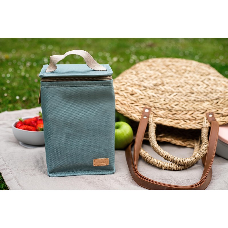 Béaba Insulated Baby Lunch Pouch, Large Size, Large Capacity, Complete