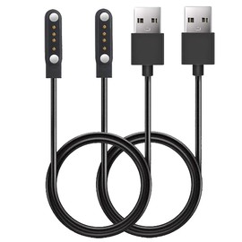 E ECSEM Charger Cable for AngelSense Personal GPS Tracker, Replacement USB Charging Cable Cord, 4Pin Magnetic High Speed Charger for AngelSense Personal GPS Tracker