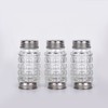 Retro Style Salt and Pepper Shakers with Stainless Tops (2)