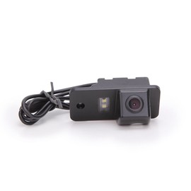 Dynavsal Backup Camera for Car, Waterproof Rear-view License Plate Car Rear Reverse Parking Camera for A3 A4 A5 A6 A8 Q3 Q5 Q7 A6L A8L A4L 5D B7 B8 B9 R36 (Model 0728 with screw hole)